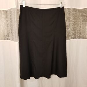 DKNY Silk Slip Skirt, Black, Size 8, NWT